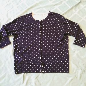 Croft&Barrow XL blue cardigan button up sweater